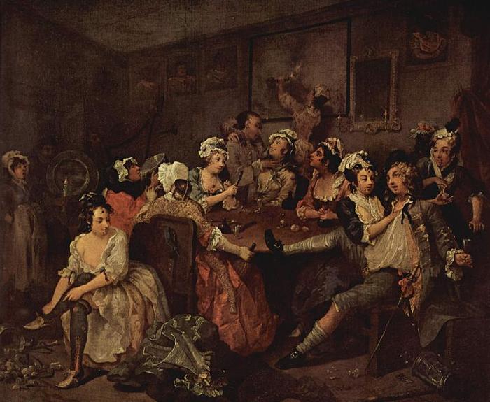 William Hogarth Gemadefolge oil painting image